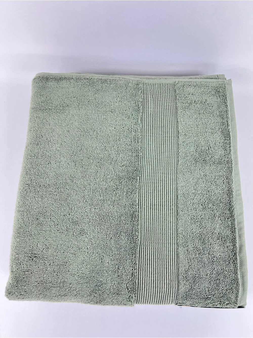 Rachel Zoe Bath Towel Set Dark Green Plush !00% Cotton Made in Turkey 2 Pc NEW